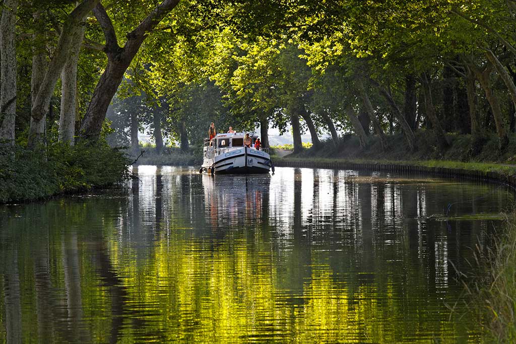 Le Canal du Midi en péniche