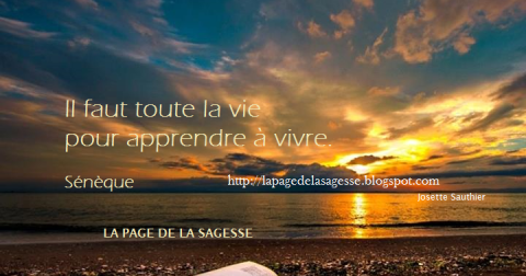 Citation de Sénèque.