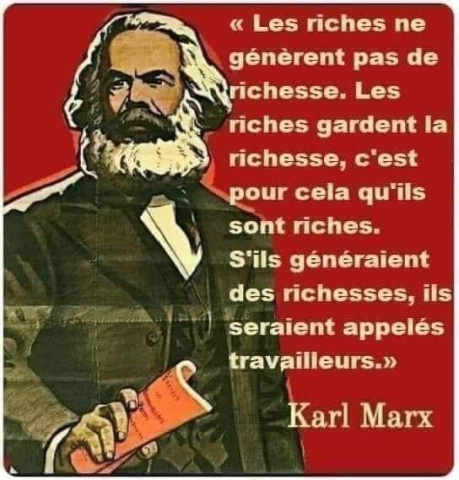 Pensée de Karl Marx.